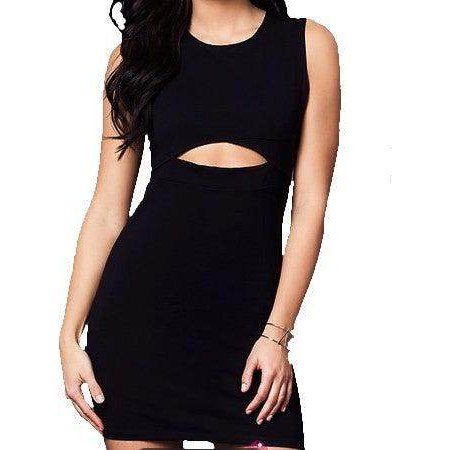 Juniors Peekaboo Dress - VacationGrabs