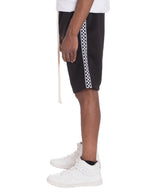 Checkered Stripe Vacation Shorts – Elastic Waist
