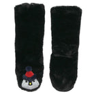 Penguin - Women's Cozy Sherpa Slipper Socks - VacationGrabs