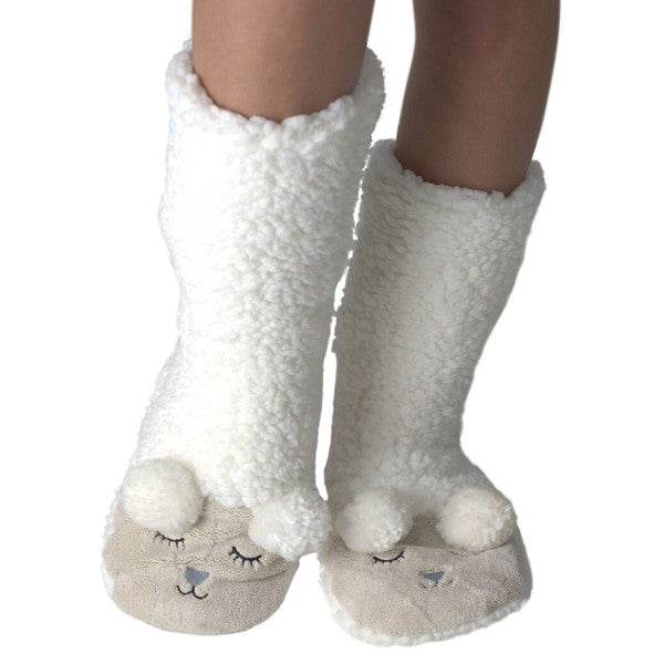 Sheepish - Women's Slipper Socks - VacationGrabs