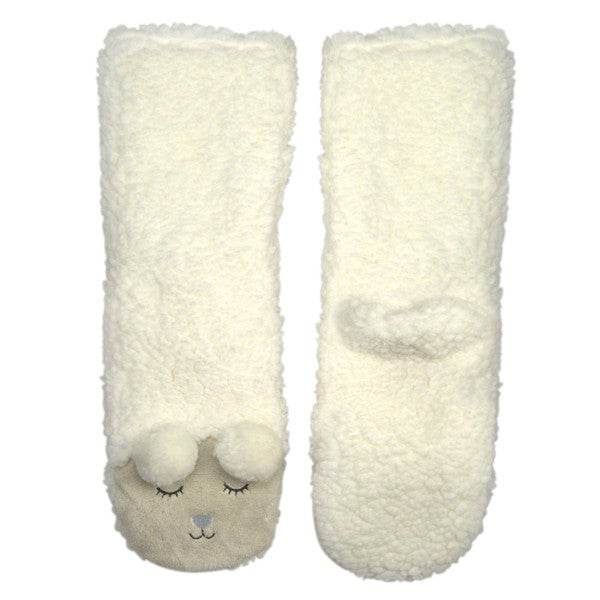 Sheepish - Women's Slipper Socks - VacationGrabs