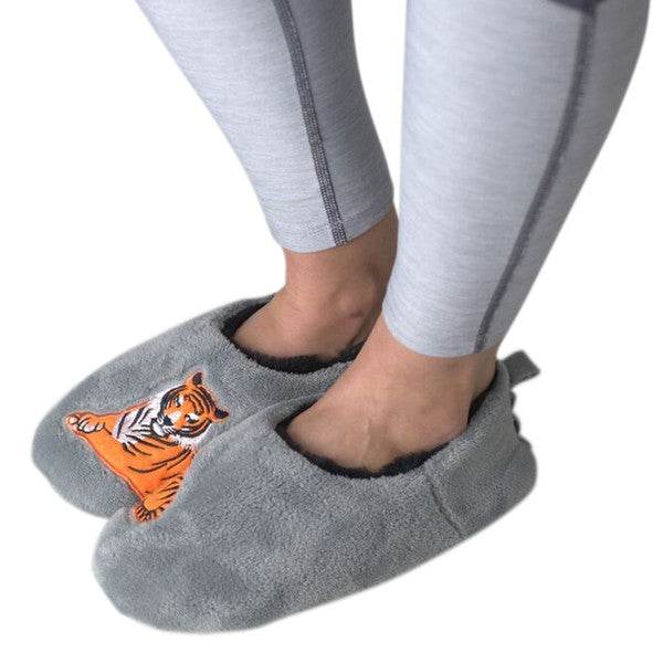 Tiger - Women's House Fuzzy Slippers - VacationGrabs