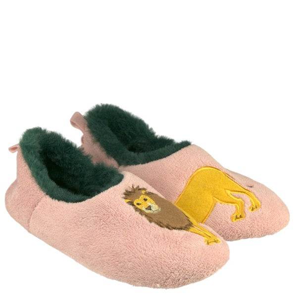Lion - Women's Cozy Animal Slippers - VacationGrabs