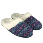 Mermaid Tail Purp - Women's Cozy Sherpa Slipper - VacationGrabs
