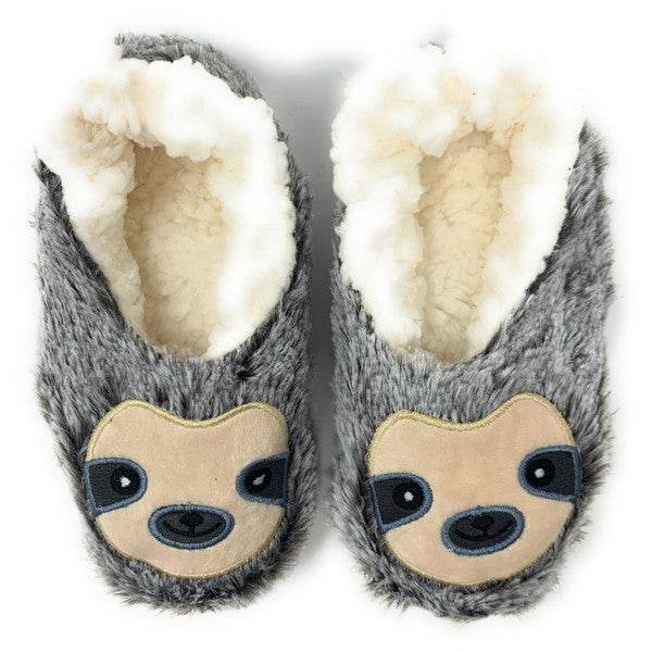 Sloth Steps - Women's House Cozy Animal Slippers - VacationGrabs