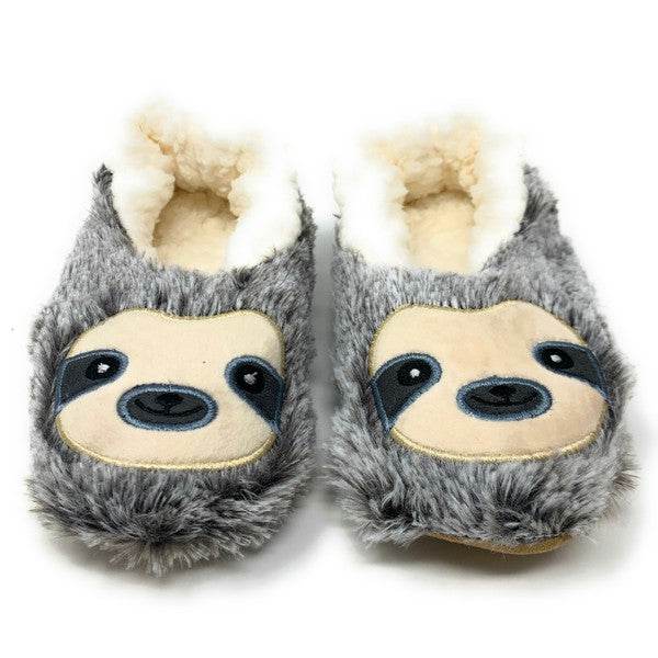 Sloth Steps - Women's House Cozy Animal Slippers - VacationGrabs