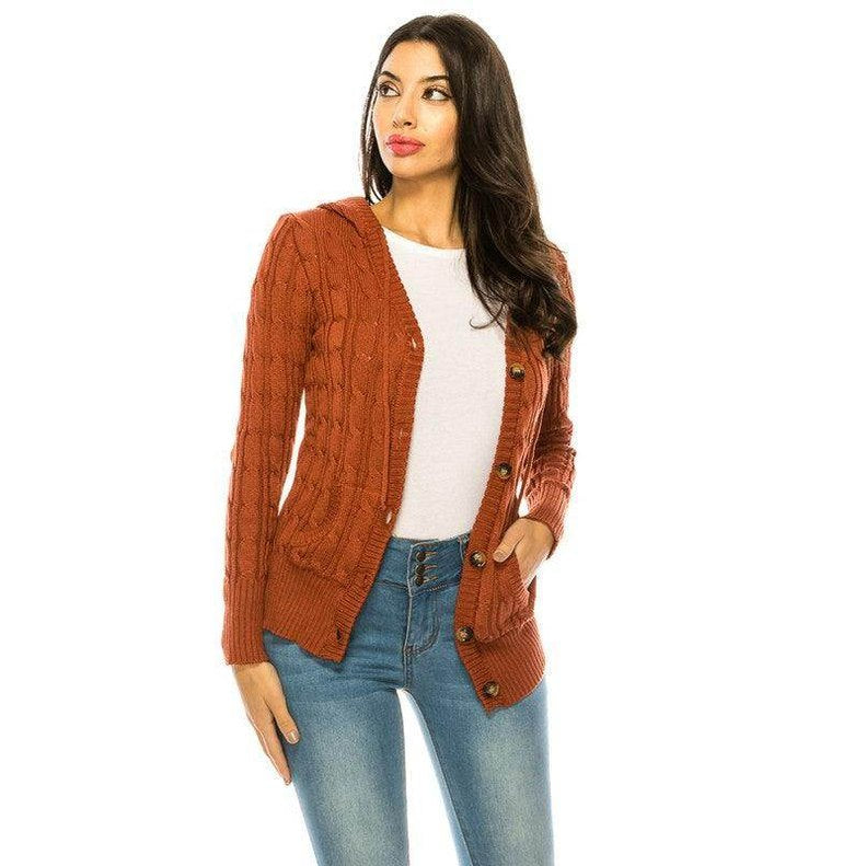 Knit Sweater Button Front - VacationGrabs