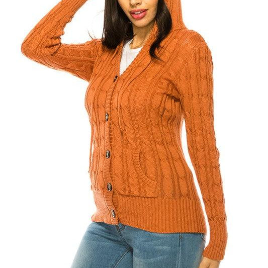 Women's Sweaters Knit Sweater Button Front