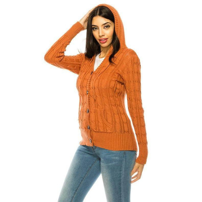 Knit Sweater Button Front - VacationGrabs