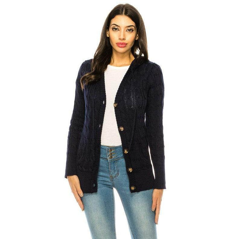Knit Sweater Button Front - VacationGrabs