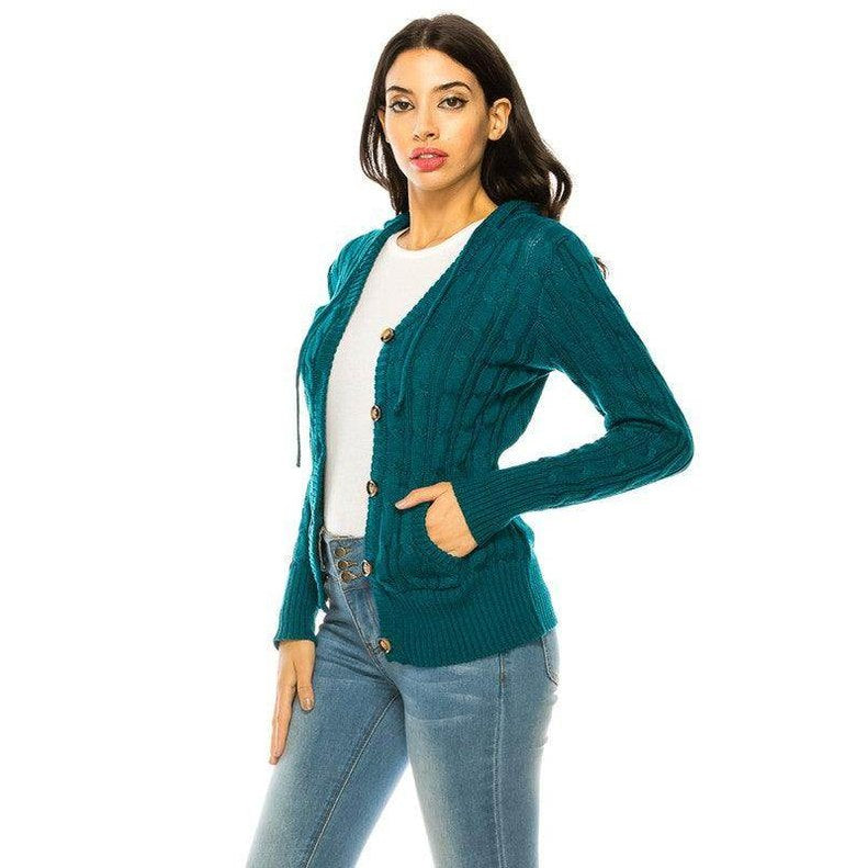 Knit Sweater Button Front - VacationGrabs