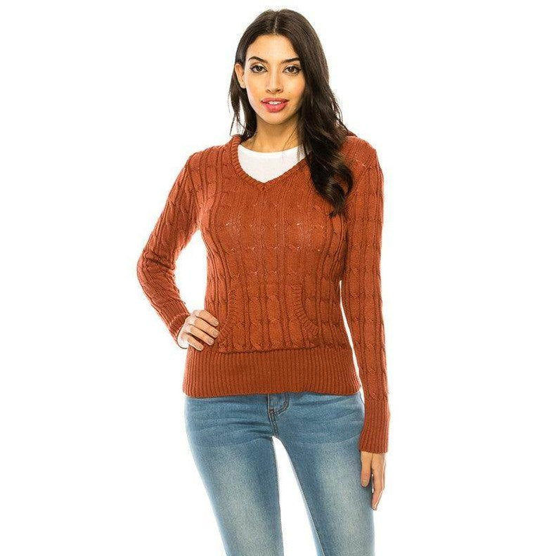 Knit hoodie sweater - VacationGrabs