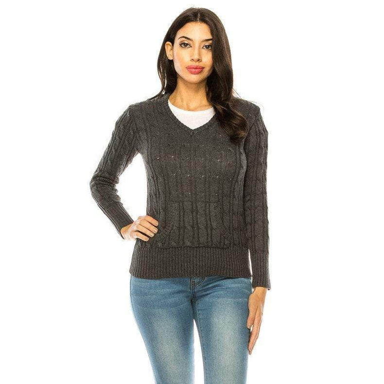 Womens Knit Hoodie Sweater - VacationGrabs
