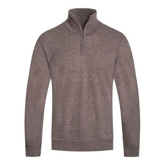 Mens Knit Quarter Zip Sweaters - VacationGrabs