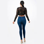 Long Sleeve Evening Lace Bolero - VacationGrabs