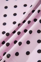 Polka Dot Halter Tank & Elastic Shorts Set