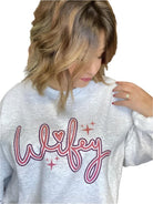 Women's Sweatshirts & HoodiesWomens Wifey Sweatshirt - VacationGrabs