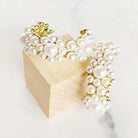 Women's Jewelry - Earrings Pearl Flower Hoops