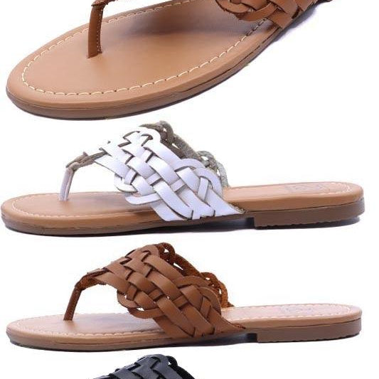 Women's Shoes - Sandals Women's Shoes Woven Thong Sandal