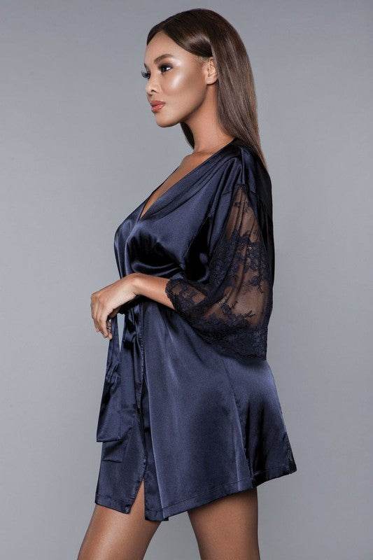 Grace Romantic Black Robe - VacationGrabs