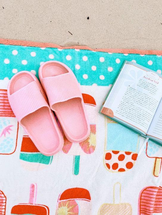 Women's Shoes - Sandals Women's Shoes Pink Insanely Comfortable Slides