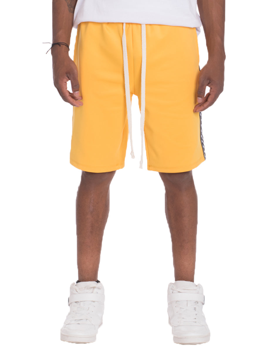 Checkered Stripe Vacation Shorts – Elastic Waist
