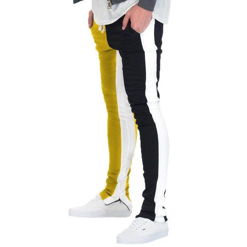 Two Tone Color Block Joggers - VacationGrabs