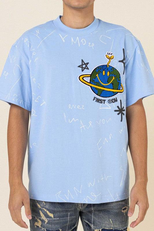 Men's Shirts - Tee's Fantastic Planet Chenille Patch Tee