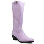 Beautiful Western Style Tall Boots - VacationGrabs