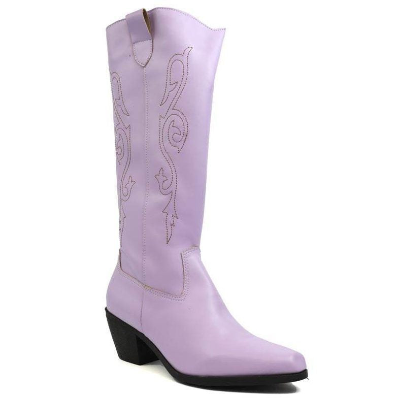 Beautiful Western Style Tall Boots - VacationGrabs