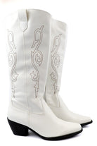 Women's Shoes - BootsBeautiful Western Style Tall Boots - VacationGrabs