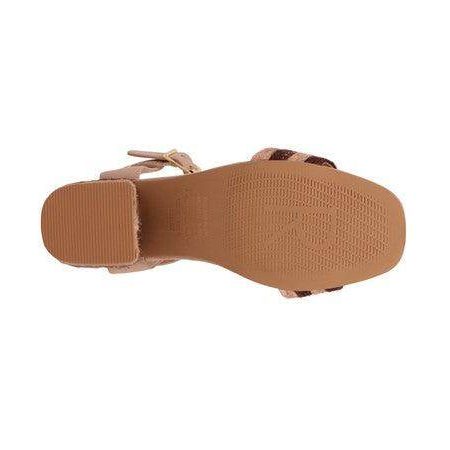 Women's Shoes Rayna Blush Braided Jute Strap And Suede - VacationGrabs