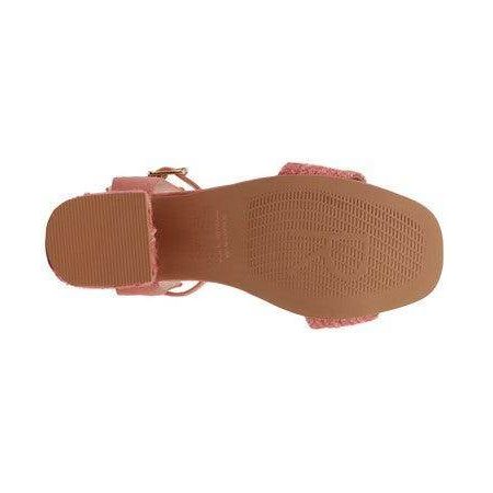 Women's Shoes Rayna Blush Braided Jute Strap And Suede - VacationGrabs