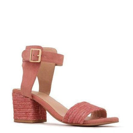 Women's Shoes Rayna Blush Braided Jute Strap And Suede - VacationGrabs