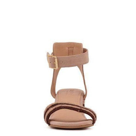 Women's Shoes Rayna Blush Braided Jute Strap And Suede - VacationGrabs