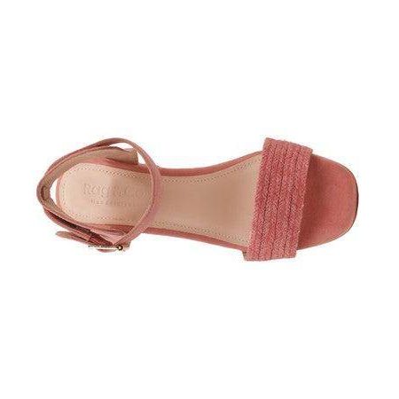 Women's Shoes Rayna Blush Braided Jute Strap And Suede - VacationGrabs