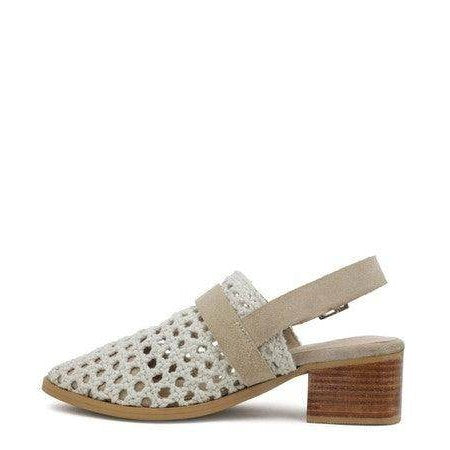Women's Shoes Rosalie Blush Block Heeled Sandal - VacationGrabs