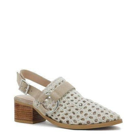 Women's Shoes Rosalie Blush Block Heeled Sandal - VacationGrabs