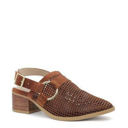 Women's Shoes Rosalie Blush Block Heeled Sandal - VacationGrabs