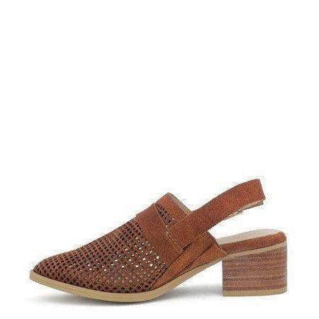 Women's Shoes Rosalie Blush Block Heeled Sandal - VacationGrabs