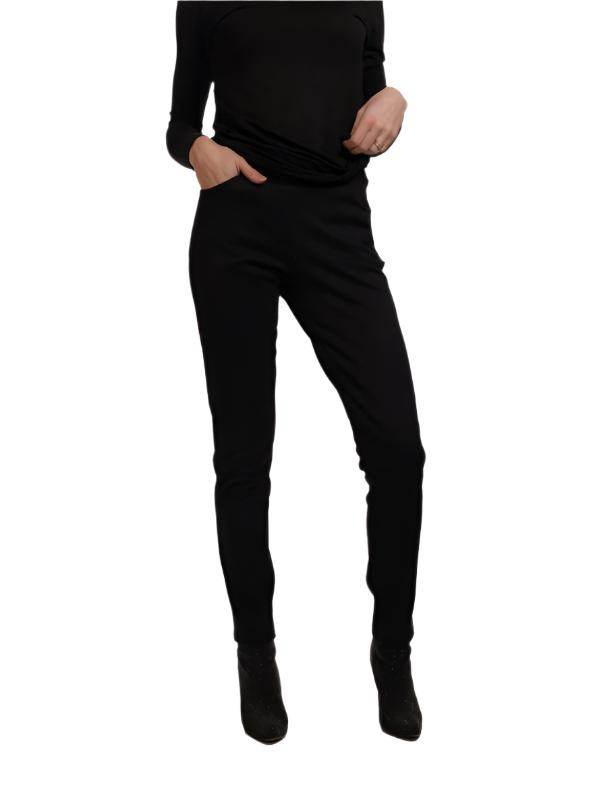 Straight Leg Mid-Rise Trouser Pants - VacationGrabs