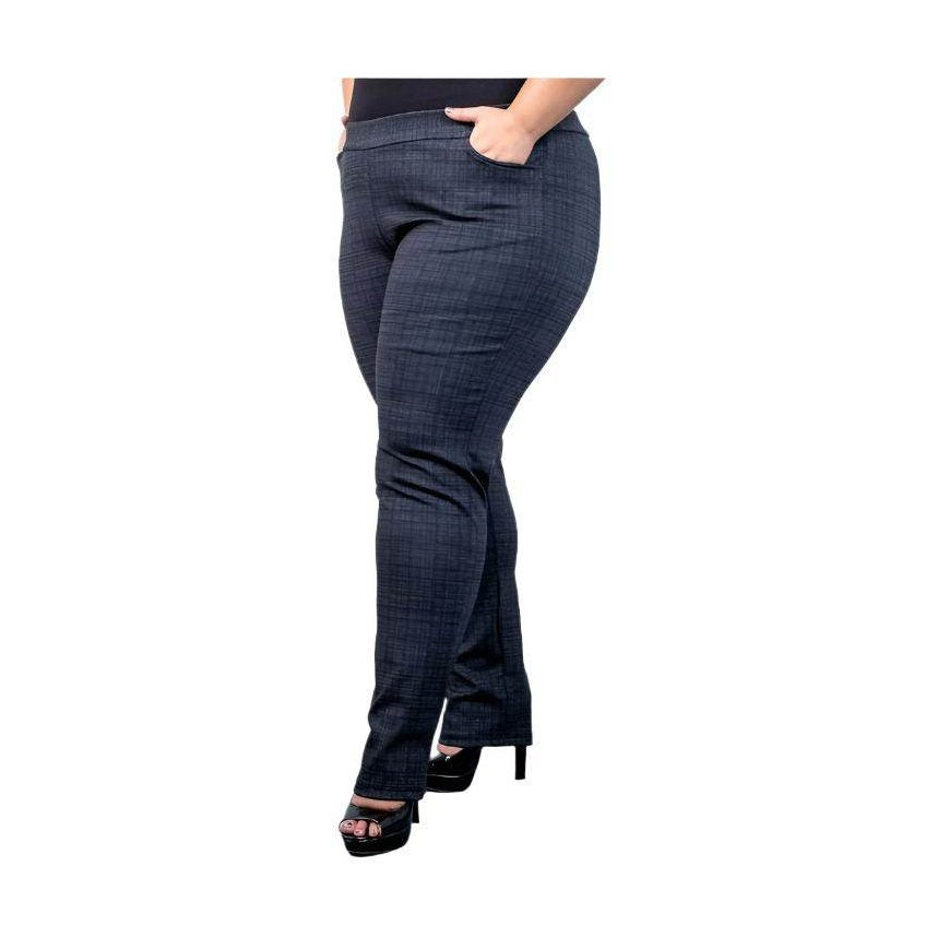 Straight Leg Mid-Rise Trouser Pants - VacationGrabs