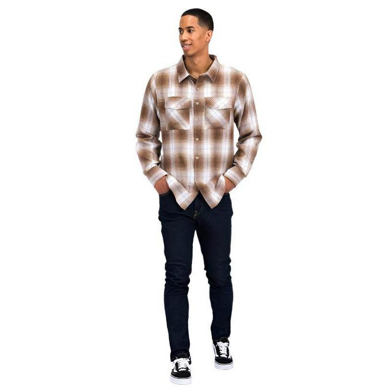 Checker Plaid Flannel Long Sleeve - VacationGrabs