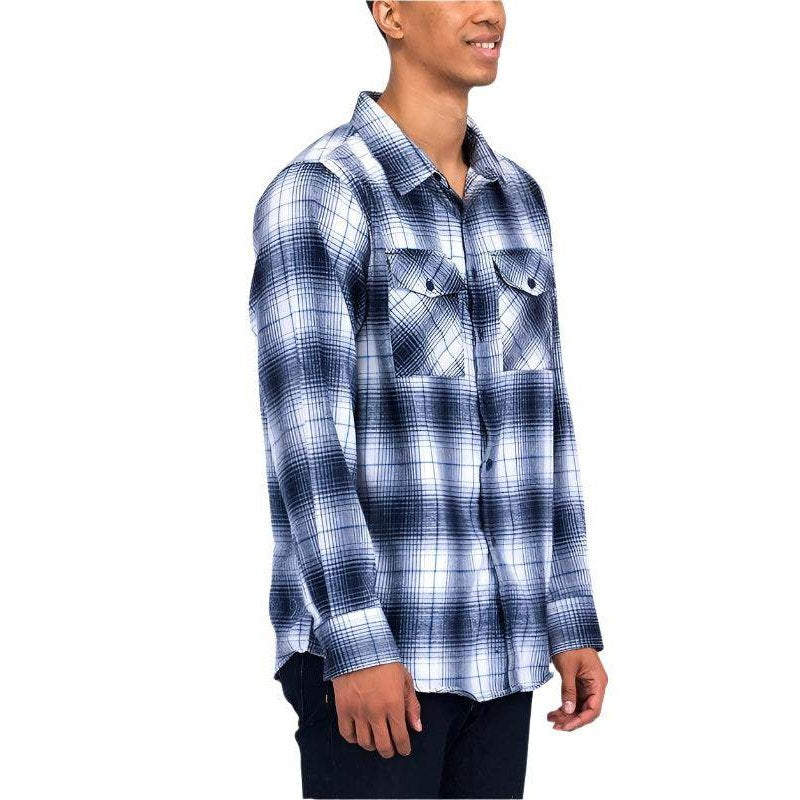 Checker Plaid Flannel Long Sleeve - VacationGrabs