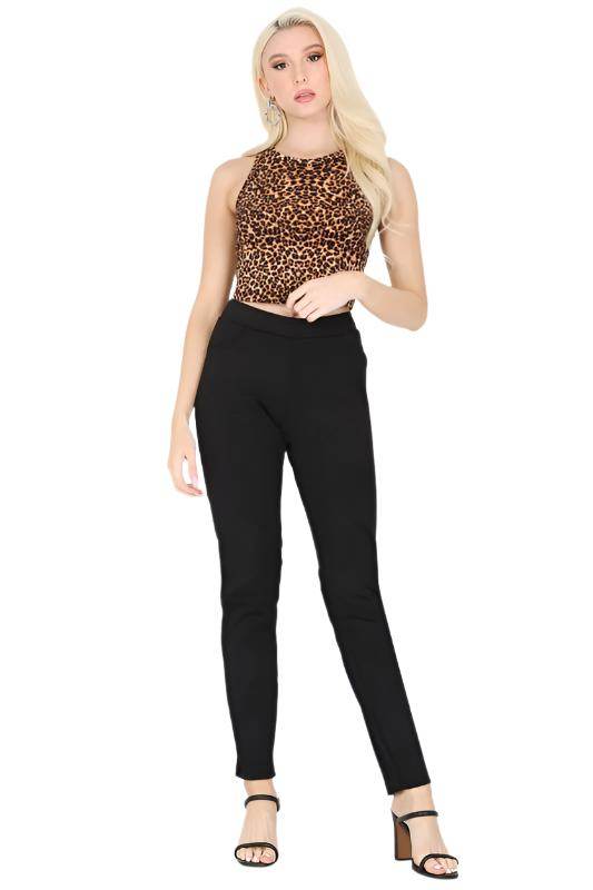 Womens Round Neck Crop Tops - VacationGrabs