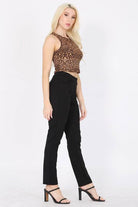 Womens Round Neck Crop Tops - VacationGrabs