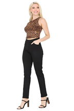 Womens Round Neck Crop Tops - VacationGrabs