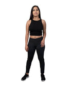 Womens Round Neck Crop Tops - VacationGrabs