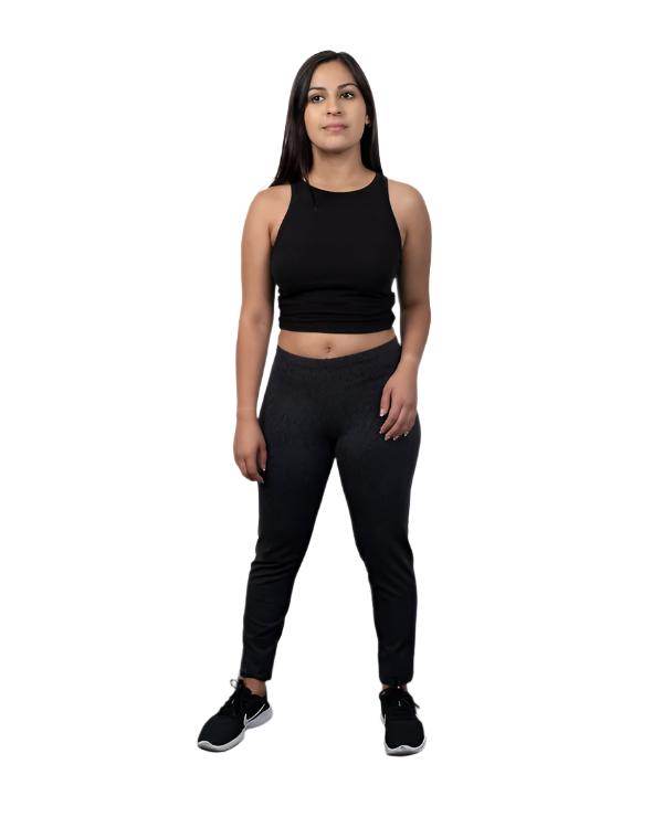 Womens Round Neck Crop Tops - VacationGrabs