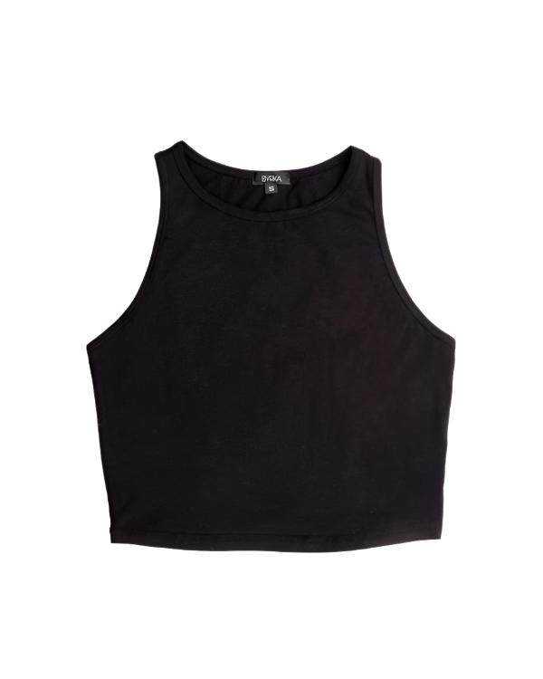 Womens Round Neck Crop Tops - VacationGrabs